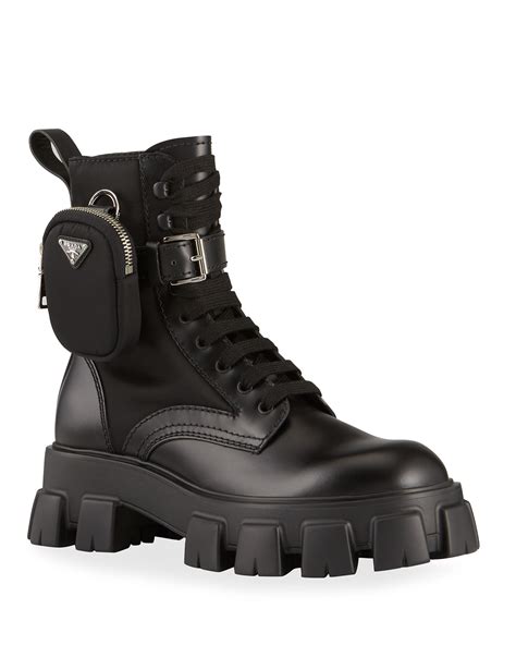 Prada monolith boots sale